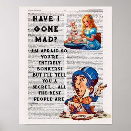 Ben ik gek geworden? Ik ben zo bang... Poster (Voorkant)