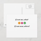 Ben ik gek, who? If not now, when? Briefkaart (Voorkant / Achterkant)