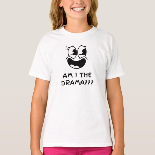 Ben ik het drama? t-shirt (Voorkant)