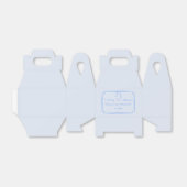 Ben ik iets blauw? Boog bruidsmeisje voorstel Bedankdoosjes (Uitgevouwen)