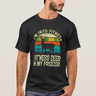ben ik in fitness fit hert in mijn vries t-shirt