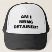 Ben ik in hechtenis trucker pet (Voorkant)