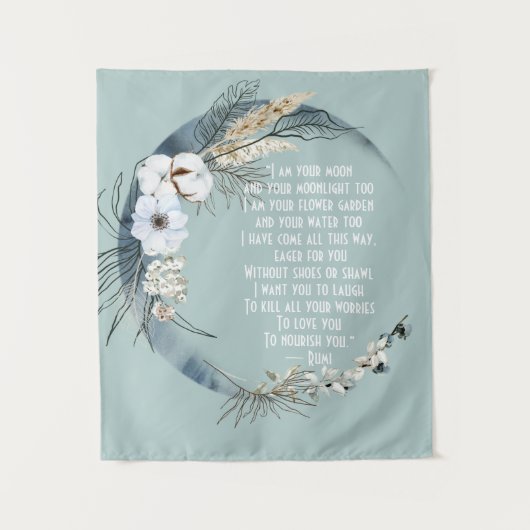 ben ik je moeder Rumi Wandkleed (Voorkant)