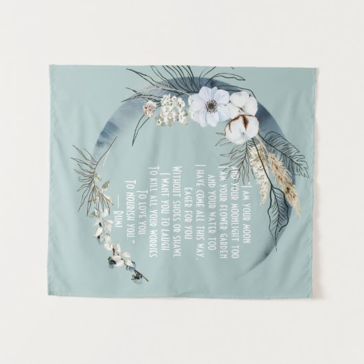 ben ik je moeder Rumi Wandkleed (Voorkant (horizontaal))