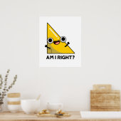 Ben ik juist grappig, juist gespannen poster (Keuken)