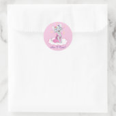 Ben ik klote? ronde sticker (Tas)