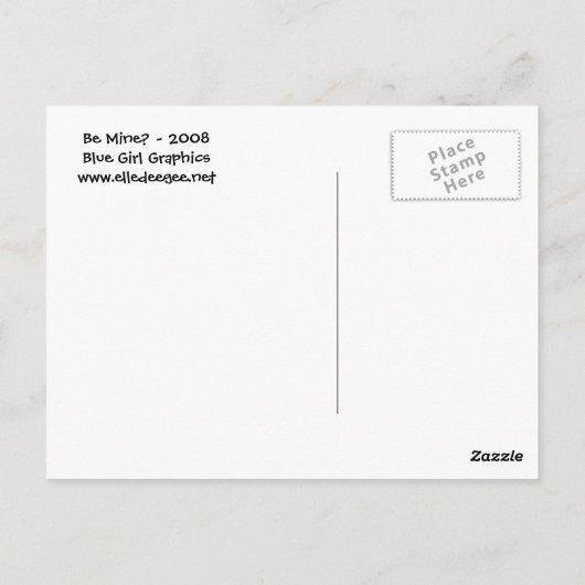 Ben ik mijn? briefkaart (Achterkant)