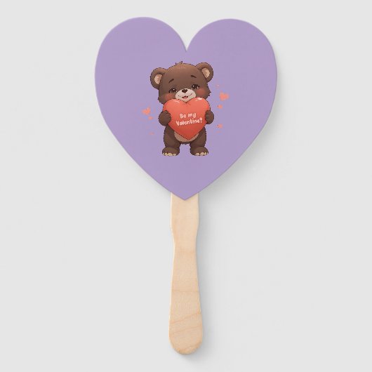 Ben ik mijn Valentijn? Handwaaier (Voorkant)