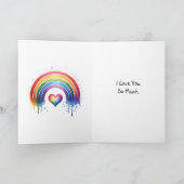 Ben ik mijn Valentijn? | LGBTQ-wasbeer Kaart (Binnen)