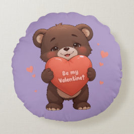 Ben ik mijn Valentijn? Rond Kussen