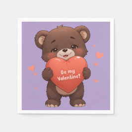 Ben ik mijn Valentijn? Servet