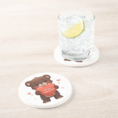 Ben ik mijn Valentijn? Zandsteen Onderzetter (Zijkant)