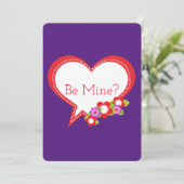 Ben ik mijne? Valentijnsdag Feestdagenkaart (Staand voorkant)