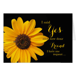 Ben ik m'n bruidsmeisje? Naar Vriend of ander rela