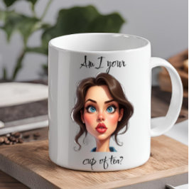 BEN IK UW KOPJE THEE Grappige nieuwigheid cadeau k Koffiemok
