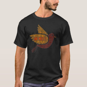 Ben ik volgende Draag Oranje vredesteken genoeg ei T-shirt