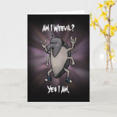 Ben ik Weevil Heavy Metal Blank Inside Kaart (Gele Bloem)