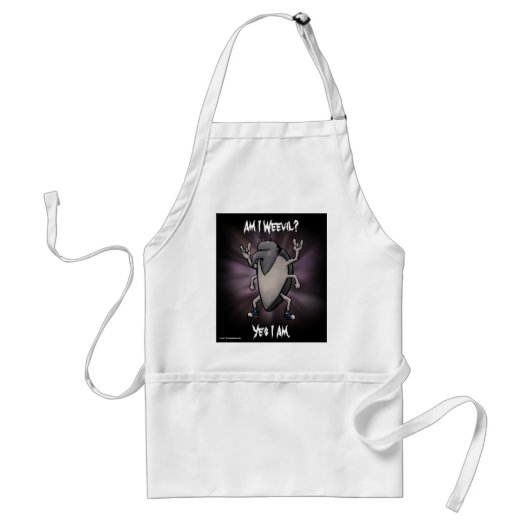 Ben ik Weevil Heavy Metal Cartoon Standaard Schort (Voorkant)