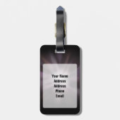 Ben ik Wekwaadaardige, zware metalen Cartoon Bagagelabel (Achterkant verticaal)