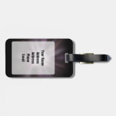 Ben ik Wekwaadaardige, zware metalen Cartoon Bagagelabel (Achterkant horizontaal)