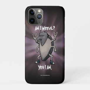 Ben ik Wekwaadaardige, zware metalen Cartoon iPhone 11 Pro Hoesje