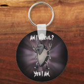 Ben ik Wekwaadaardige, zware metalen Cartoon Sleutelhanger (Voorkant)