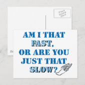 Ben ik zo snel briefkaart (Voorkant / Achterkant)