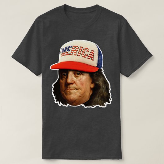 Ben in Amerika T-shirt (Design voorkant)