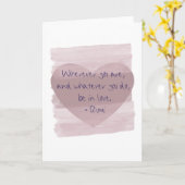 Ben in Liefde Rumi Kaart (Gele Bloem)