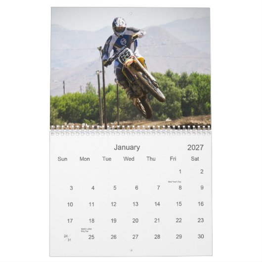 Ben Ingram - Motomontage.com Kalender (Jan 2027)