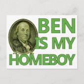 Ben is mijn Homeboy Briefkaart (Voorkant)