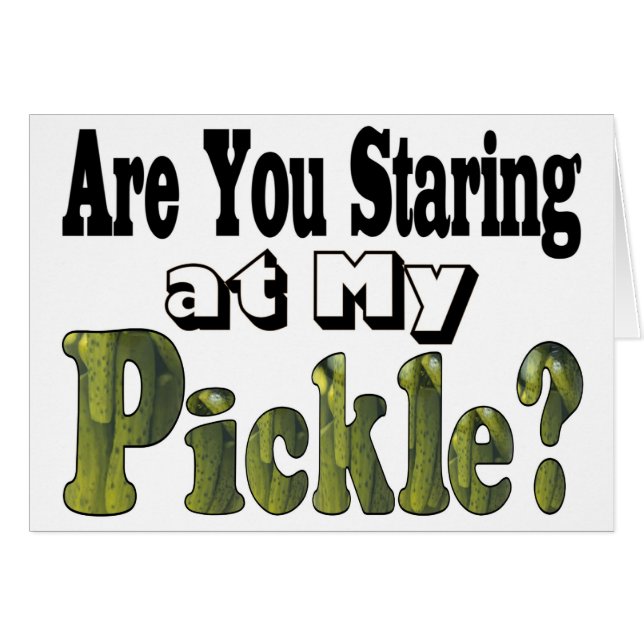 Ben je aan het staren? (Voorkant Horizontaal)