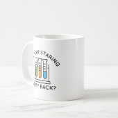 Ben je aan het staren in mijn rack? koffiemok (Voorkant links)