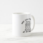 Ben je aan het staren in mijn rack? koffiemok (Voorkant rechts)