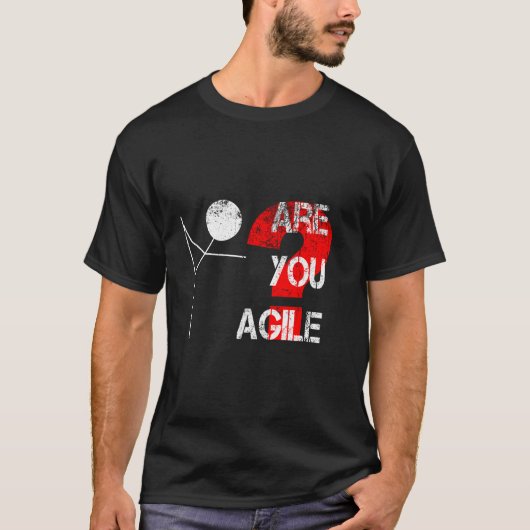 Ben je Agile? T-shirt (Voorkant)