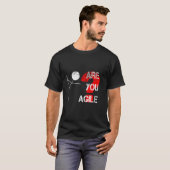 Ben je Agile? T-shirt (Voorkant volledig)
