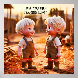 BEN JE AL LANG AAN HET BOEREN? POSTER