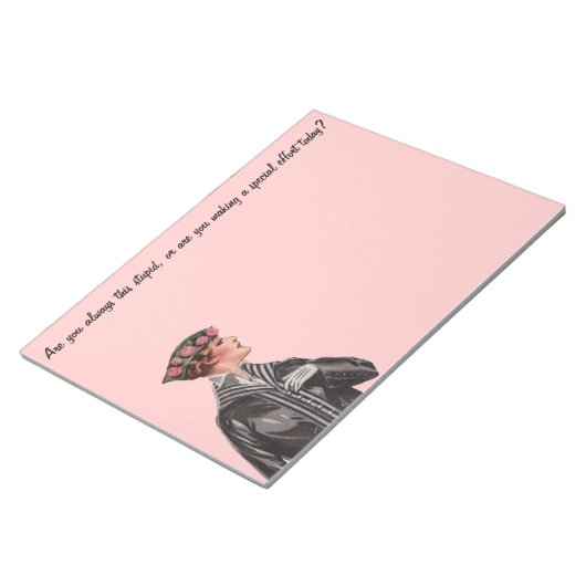 Ben je altijd zo dom? notitieblok (Schuin)