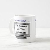 Ben je beroemd op het internet? koffiemok (Voorkant links)