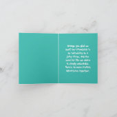 Ben je blij dat we elkaar hebben ontmoet Grappig  Kaart (Binnen)