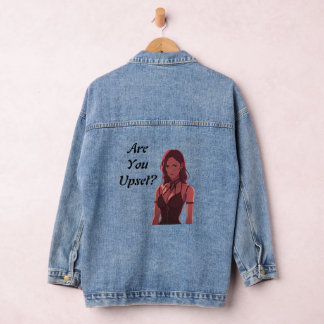 Ben je boos? denim jacket