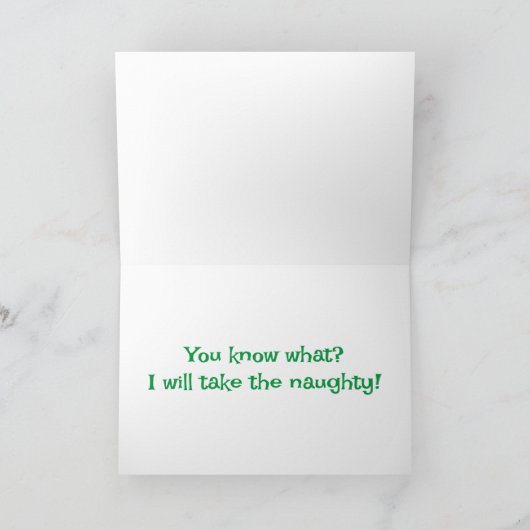 **BEN JE BRAAF GEWEEST OF STOUT** KAART (Binnen)