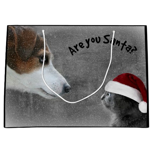 Ben je de kerstman? large cadeautasje (Voorkant)