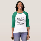 Ben je deel van de Inn Crowd? Christelijke kerst T-shirt (Voorkant volledig)