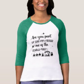 Ben je deel van de Inn Crowd? Christelijke kerst T-shirt (Voorkant)