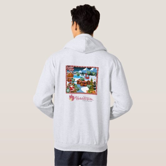 Ben je dit jaar goed geweest? capuchon hoodie (Achterkant volledig)
