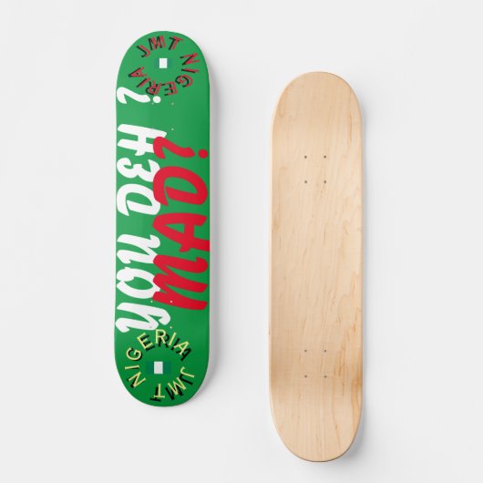 BEN JE DOOD? GEK? 19,7 cm Skateboard Deck (Voorkant)