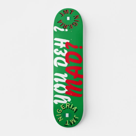 BEN JE DOOD? GEK? 19,7 cm Skateboard Deck (Voorkant)