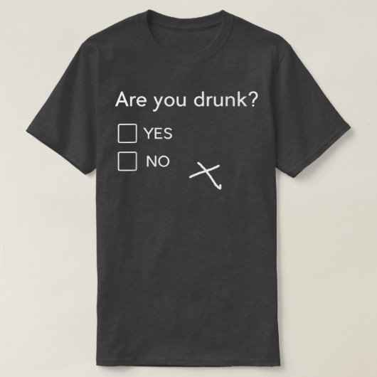 Ben je Drink ja geen cadeautjes Drink partij? T-shirt (Design voorkant)