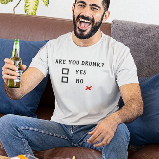 Ben je Drink? Ja Nee Grappige Drink Humor T-shirt